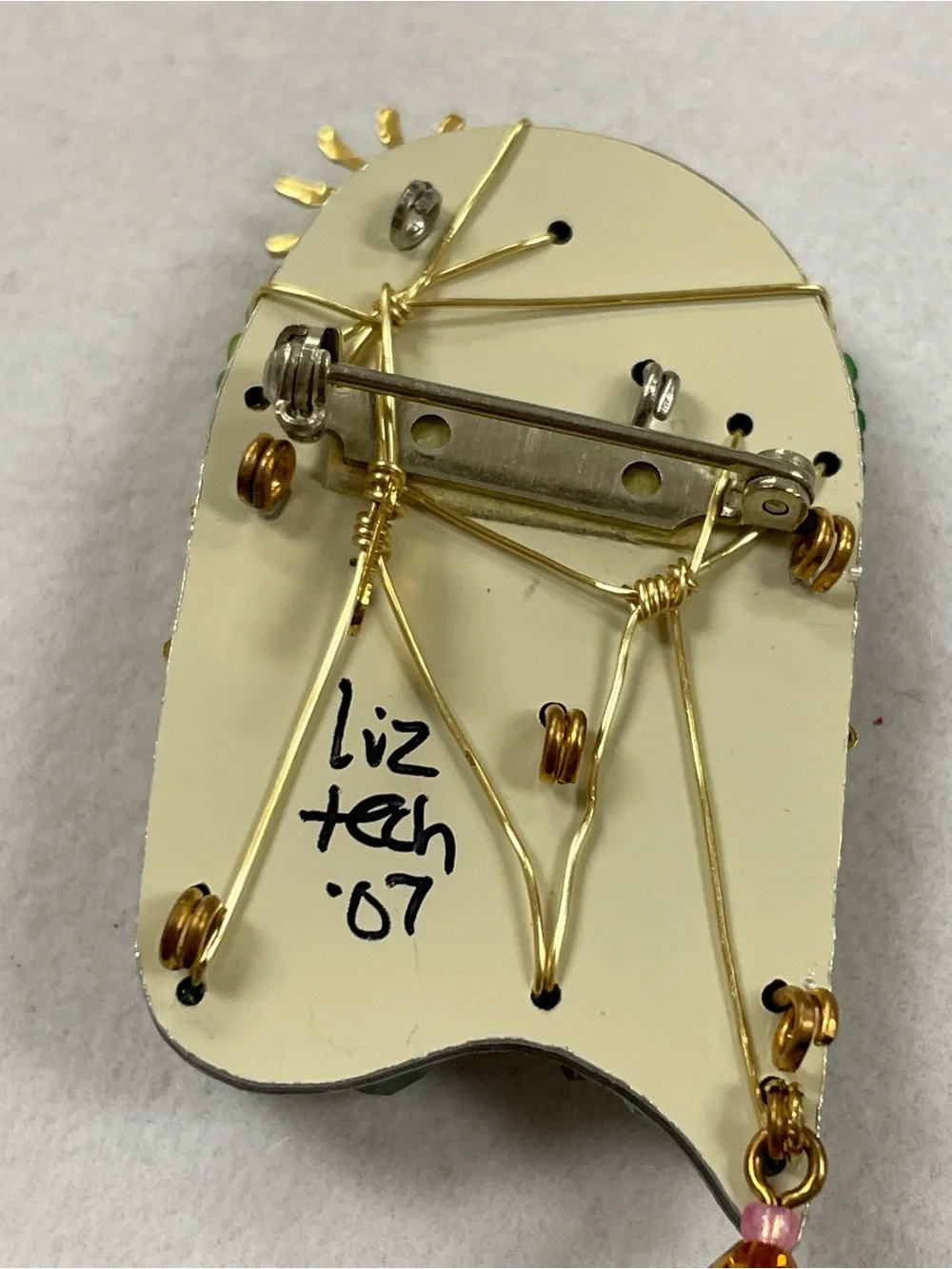 Liztech The Secret Garden Hand-Crafted Brooch